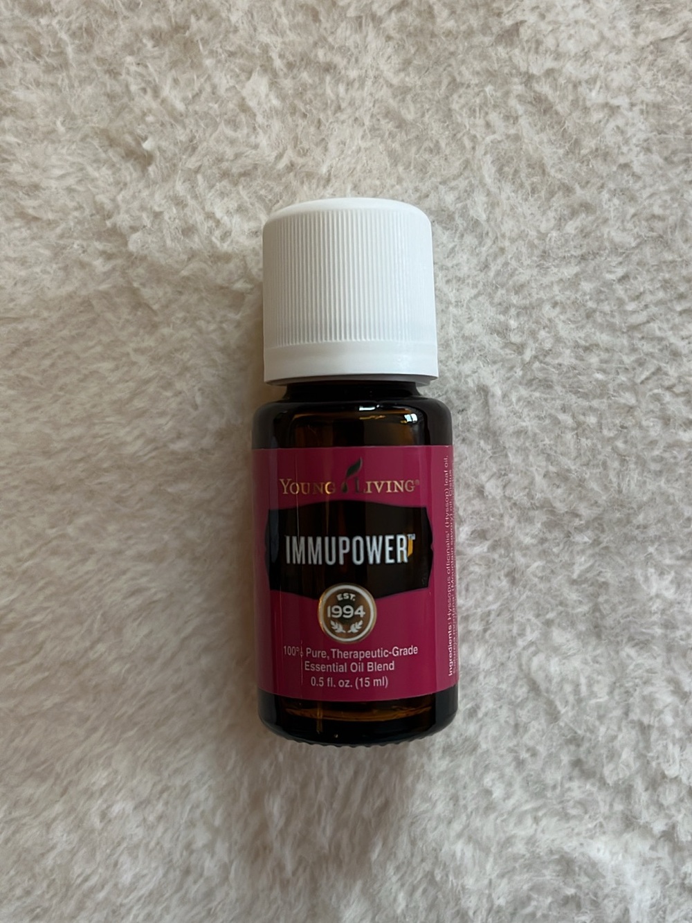 Young Living Immupower Essential Oil Blend - Pink Label, White Cap